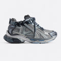 Grey, Navy and Light Blue Layered Sneakers, photo 1