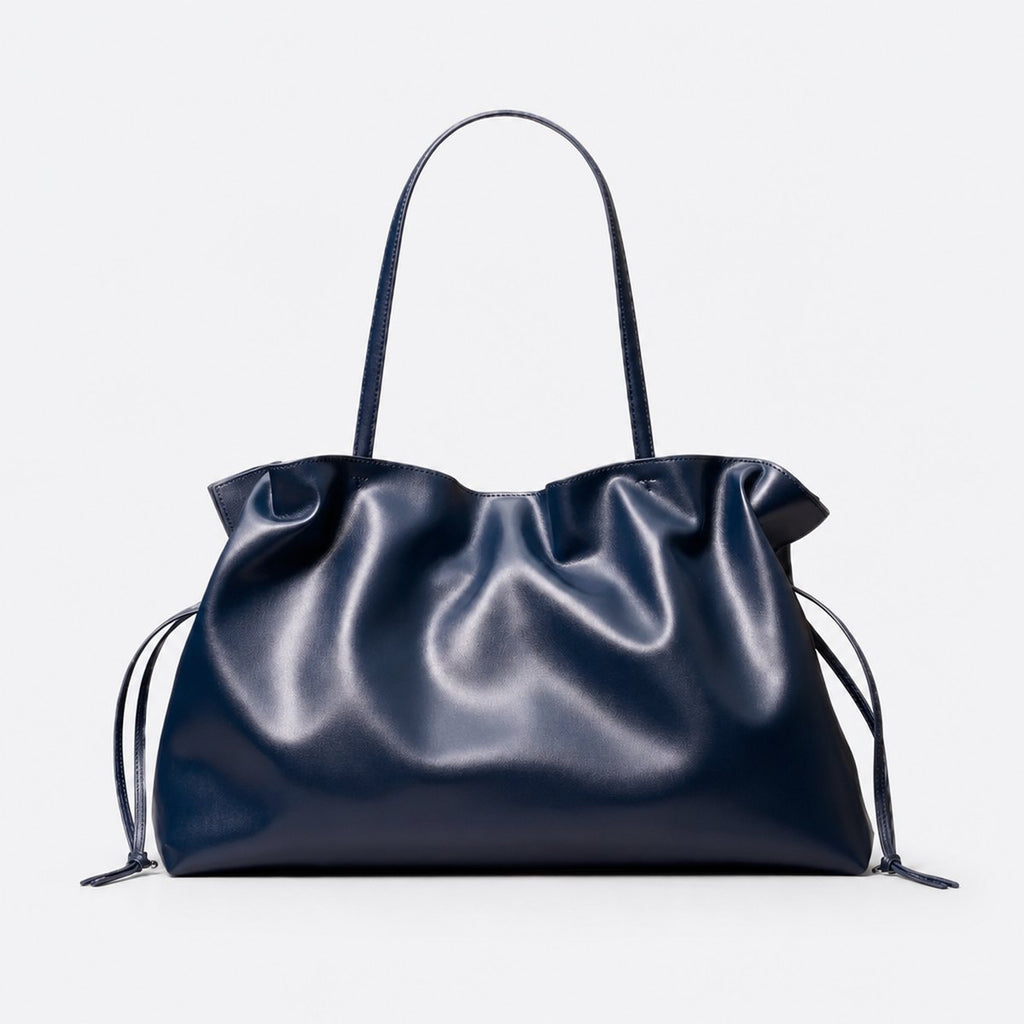 Navy Drawstring Tote Bag, photo 1
