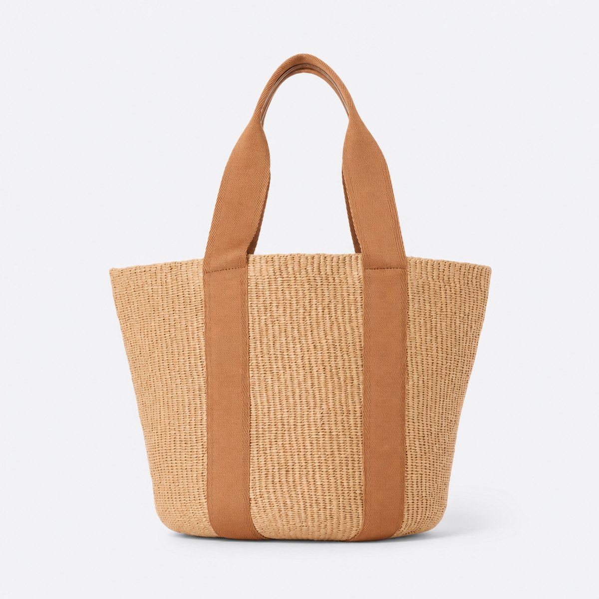 Beige Leather Tote Bag, photo 1