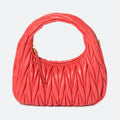 Coral Quilted Leather Hobo Bag, photo 1