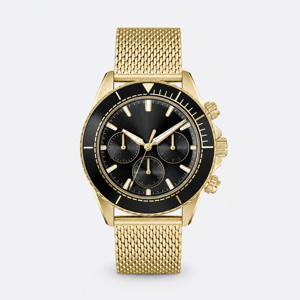 Gold-tone 44mm Chronograph Watch, photo 1