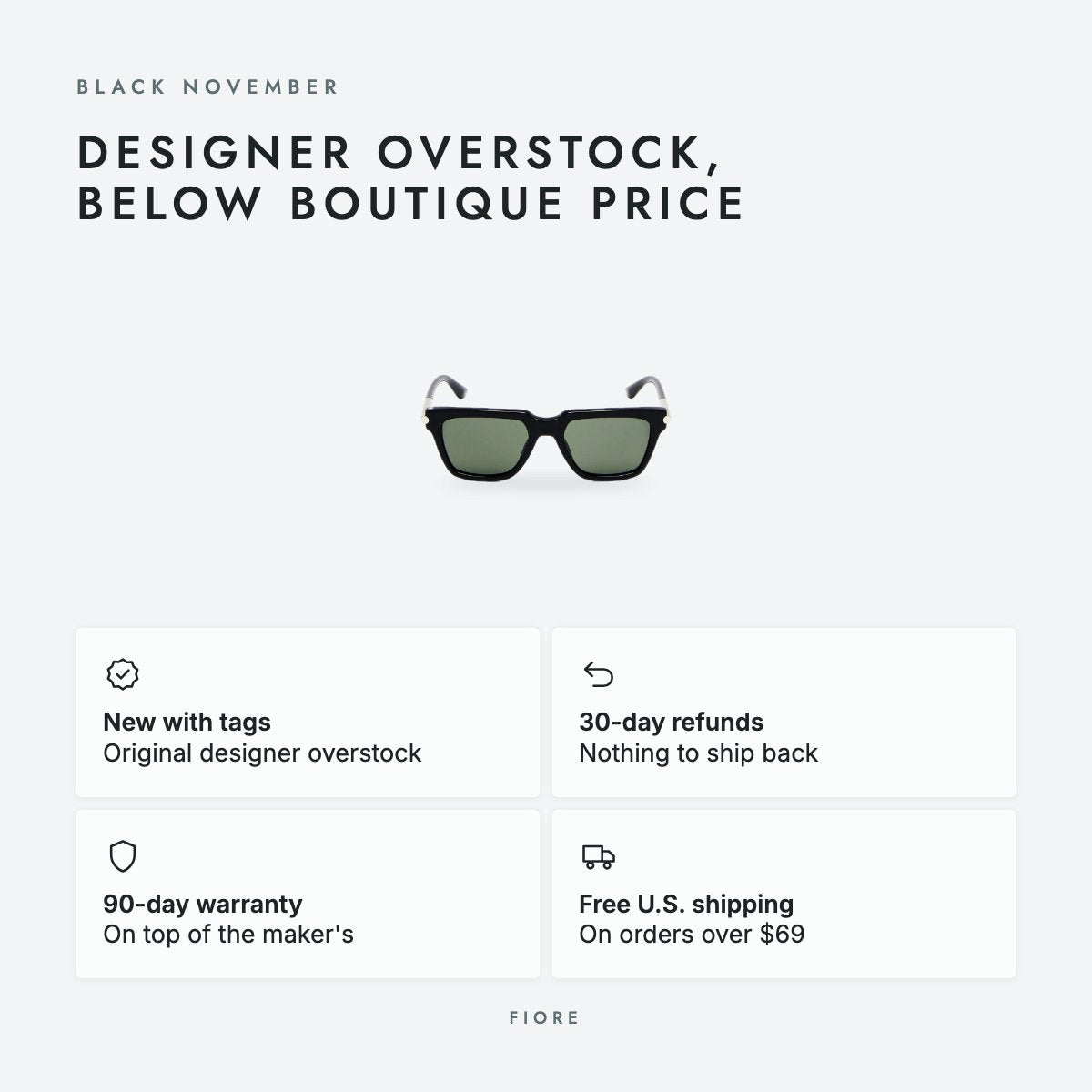 Black Acetate Sunglasses, photo 5