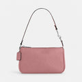 Dusty Pink Pebble Leather Mini Shoulder Bag, photo 1