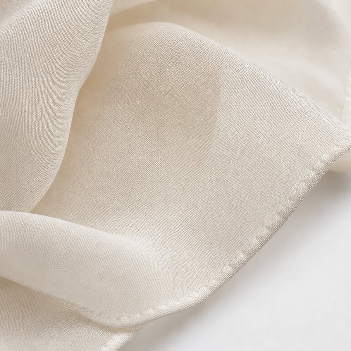 Cream Silk Scarf, photo 3