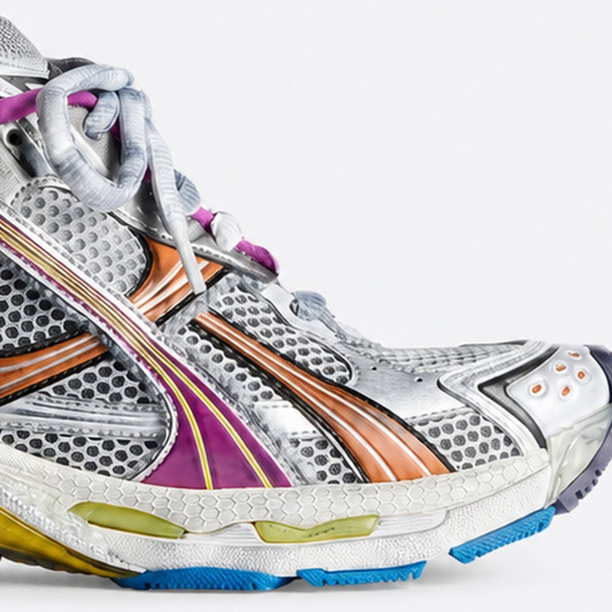 Multicolor Layered Mesh Sneakers, photo 3
