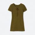 Green Cotton Dress, photo 1
