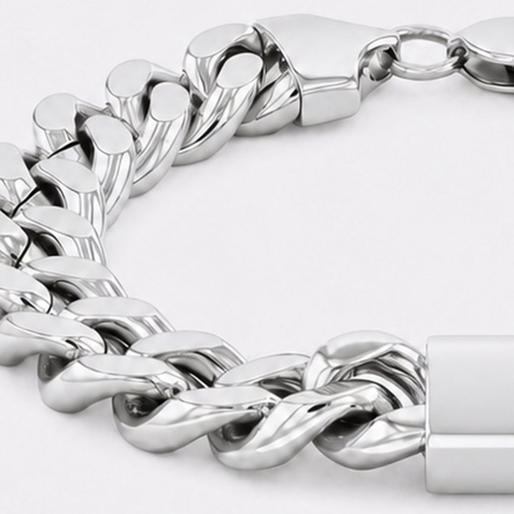 Silver Stainless Steel Bracelet, photo 2