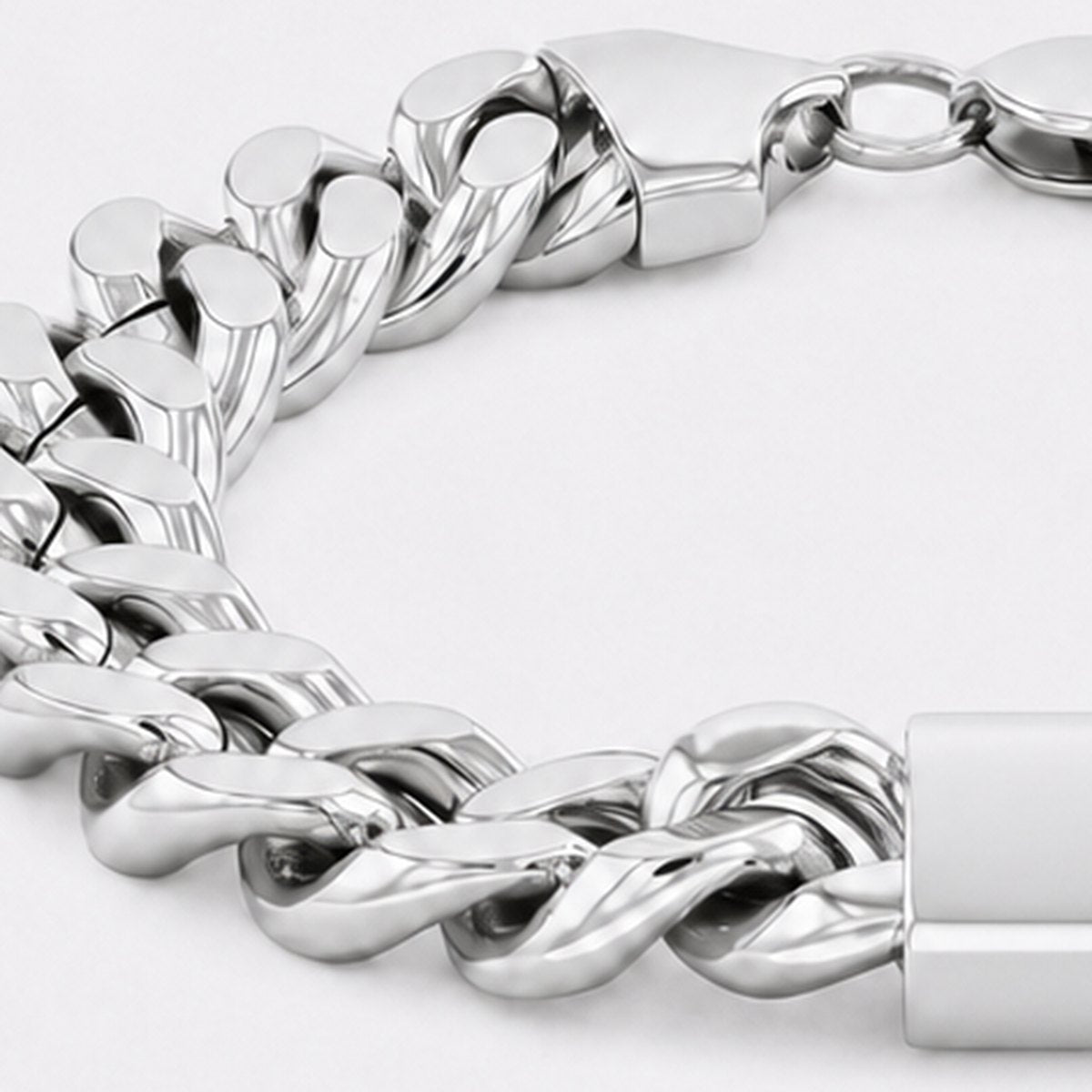 Silver Stainless Steel Bracelet, photo 2