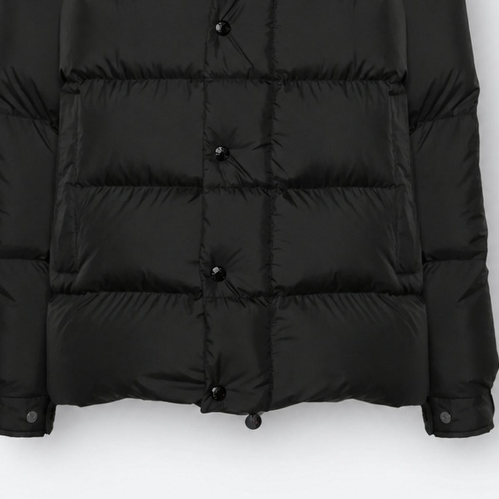 Black Hooded Down Puffer Jacket, photo 3