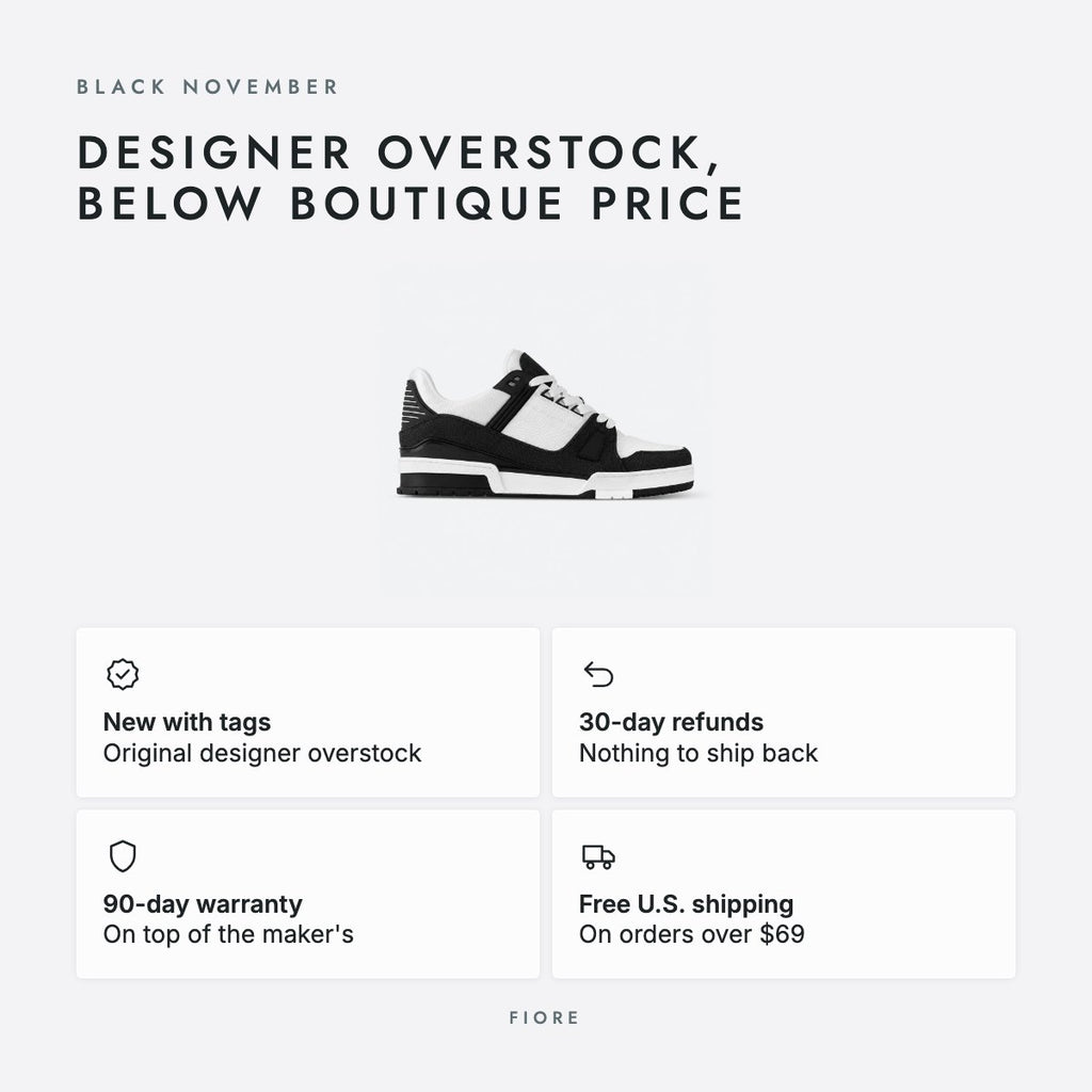 Black Denim and Embossed Leather Sneakers, photo 5