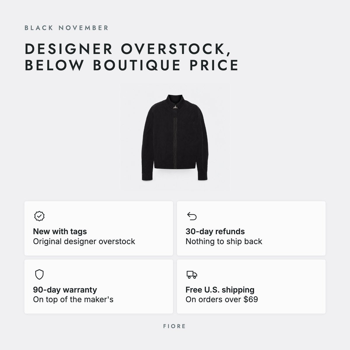 Black Cotton Jacket, photo 5