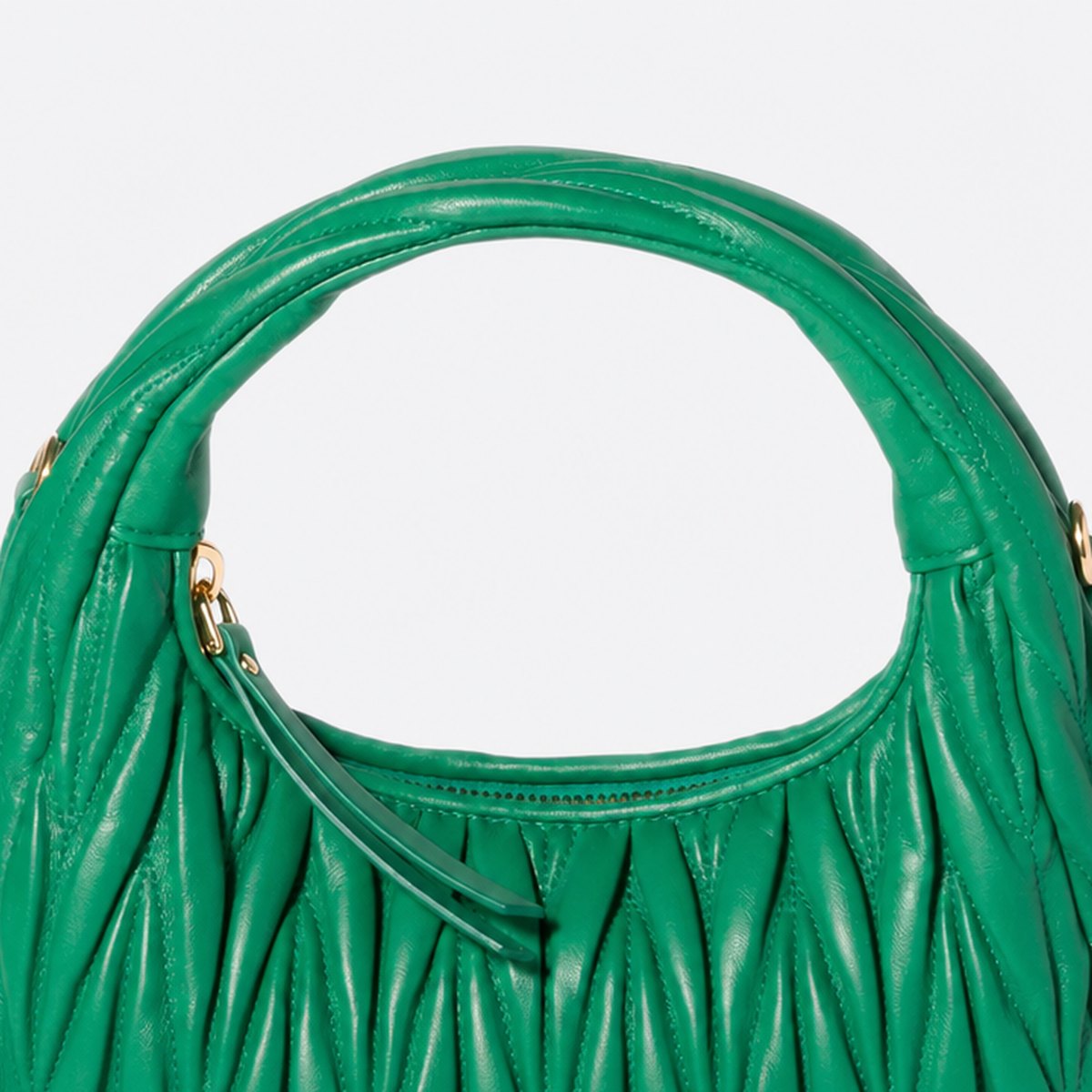 Mango Quilted Leather Hobo Bag, photo 2