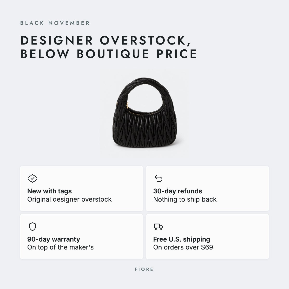 Black Quilted Leather Hobo Bag, photo 5