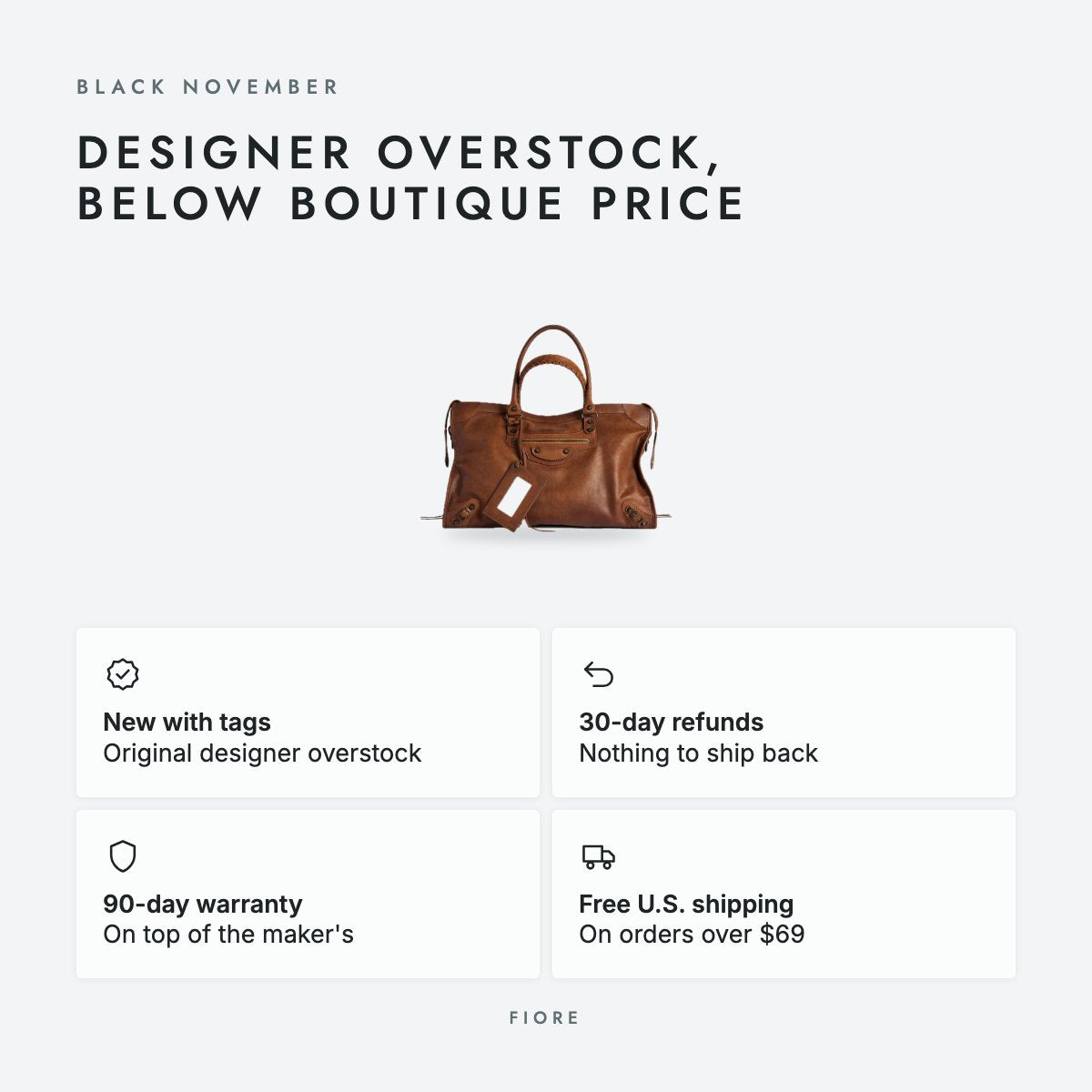 Large Caramel Leather Tote, photo 5