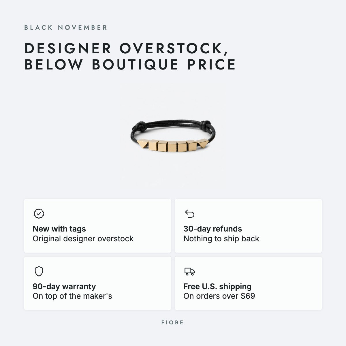 Black Leather Bracelet, photo 5