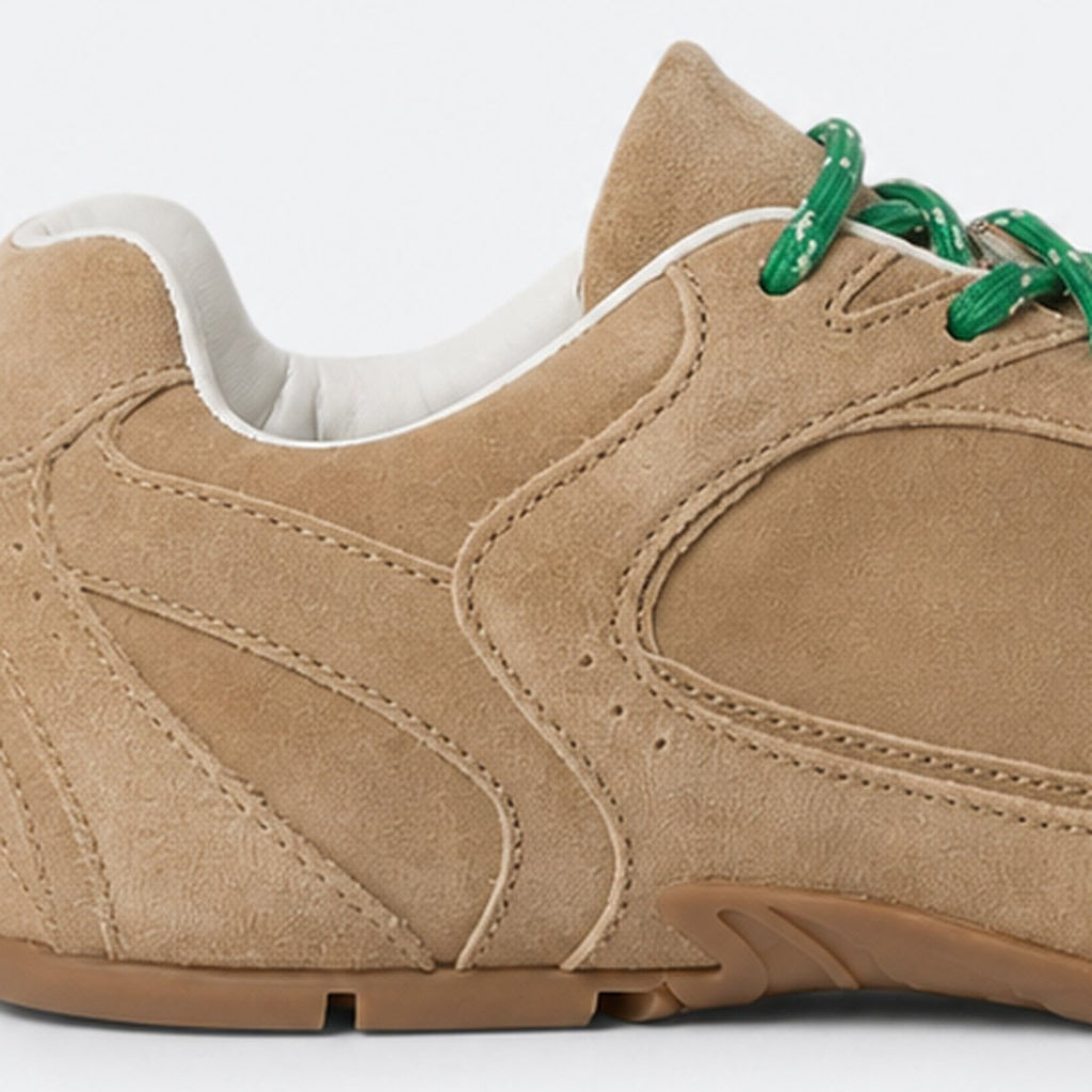 Beige Suede Sneakers, photo 2