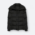 Black Hooded Down Puffer Jacket, photo 1