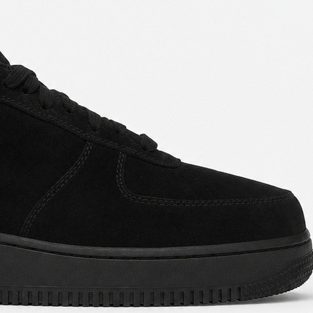 Black Suede Low-Top Sneakers, photo 3