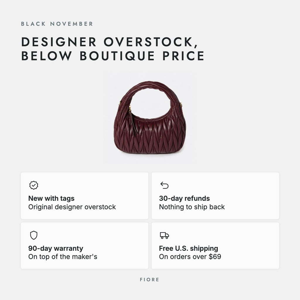 Burgundy Quilted Leather Hobo Bag, photo 5