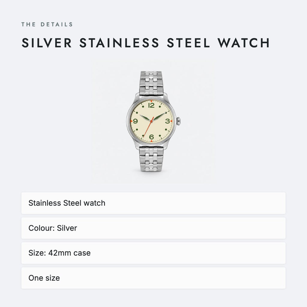 Silver Stainless Steel Watch, photo 4