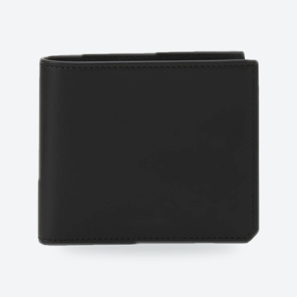 Black Leather Compact Wallet, photo 1