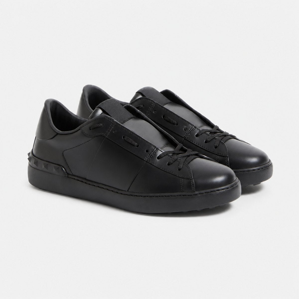 Black Leather Sneakers, photo 1