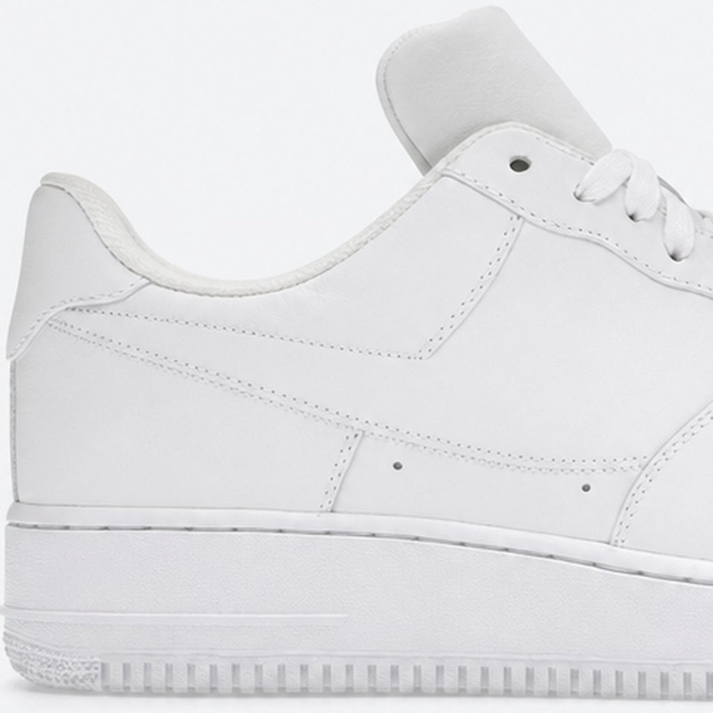 White Leather Low-Top Sneakers, photo 2