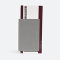 Grey and Black Leather Passport Wallet, photo 1