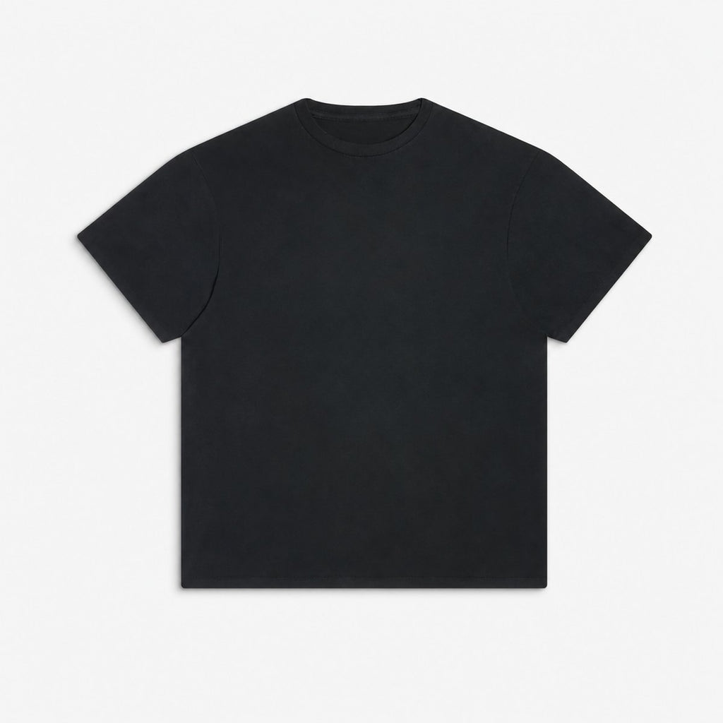 Black Cotton T-Shirt, photo 1