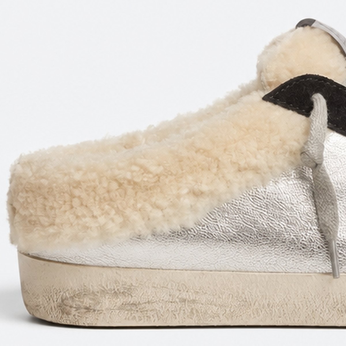 Silver Leather Sneakers, photo 2