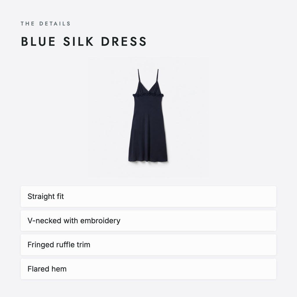 Blue Silk Dress, photo 4