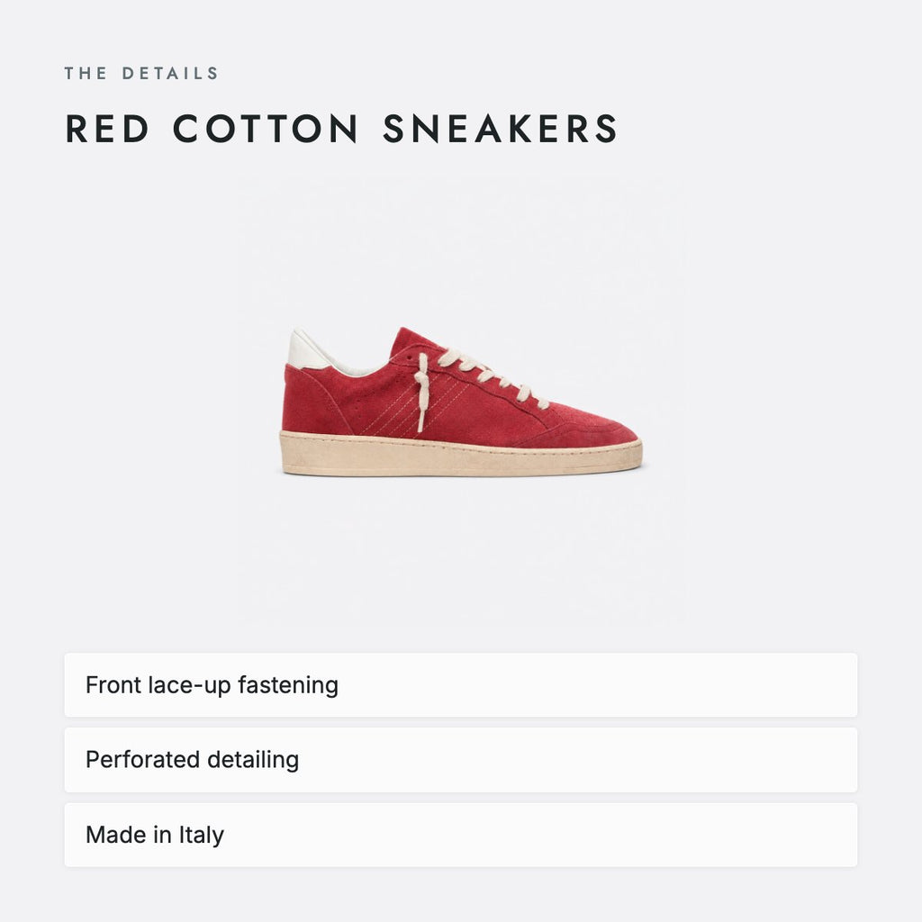Red Cotton Sneakers, photo 4