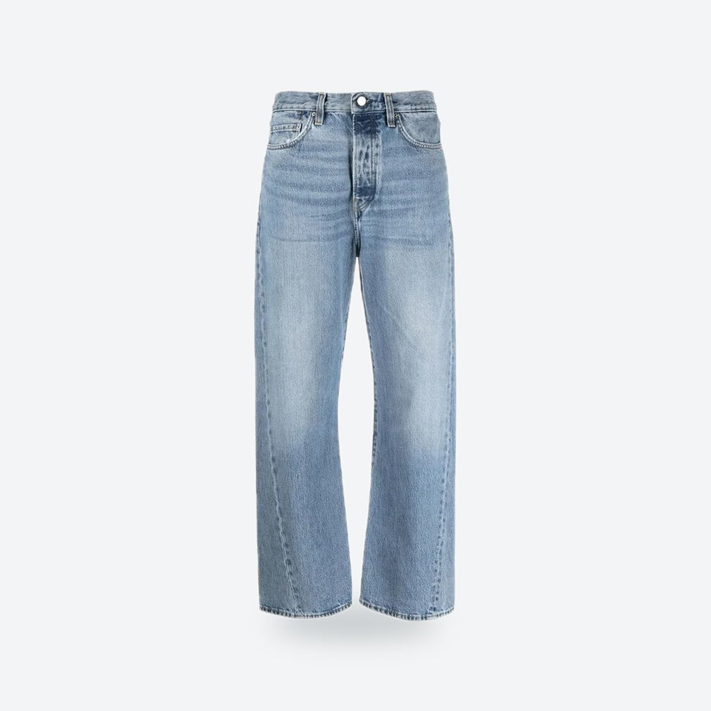 Light Blue Twisted-Seam Organic Cotton Jeans, photo 1