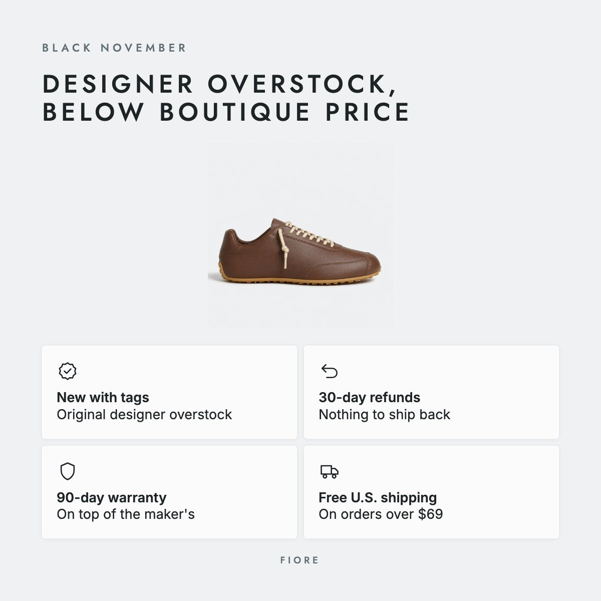 Brown Leather Trainers, photo 5