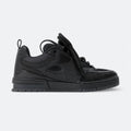 Black Grained Leather Sneakers, photo 1