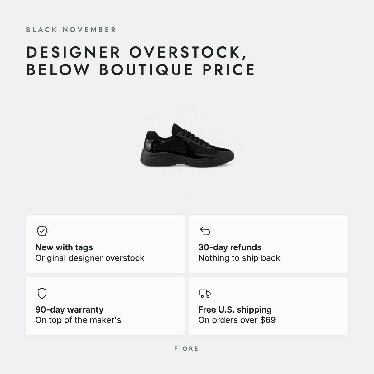 Black Patent Leather and Technical Fabric Sneakers, photo 5