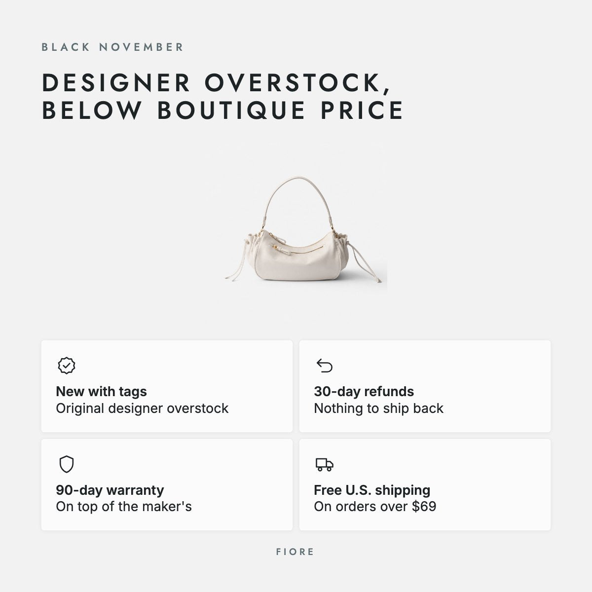 White Nylon Shoulder Bag, photo 5
