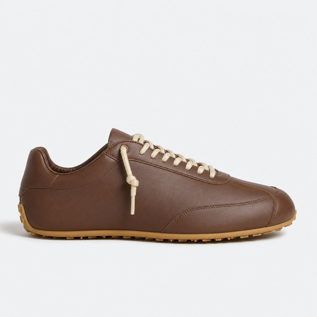 Brown Leather Trainers, photo 1