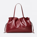 Merlot Drawstring Tote Bag, photo 1