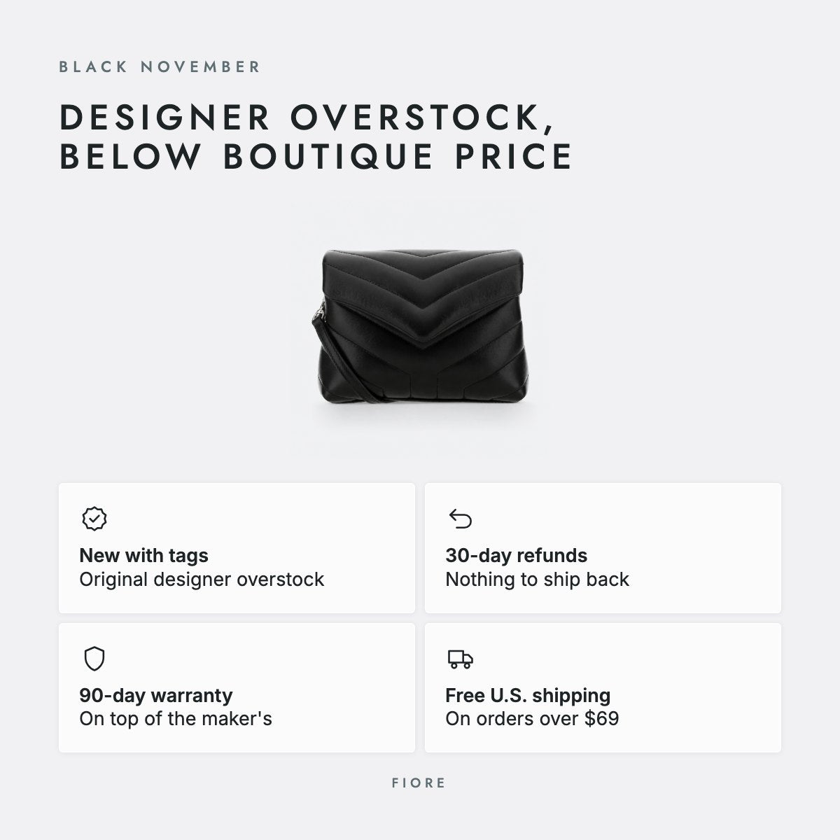 Mini Black Quilted Leather Crossbody Bag, photo 5