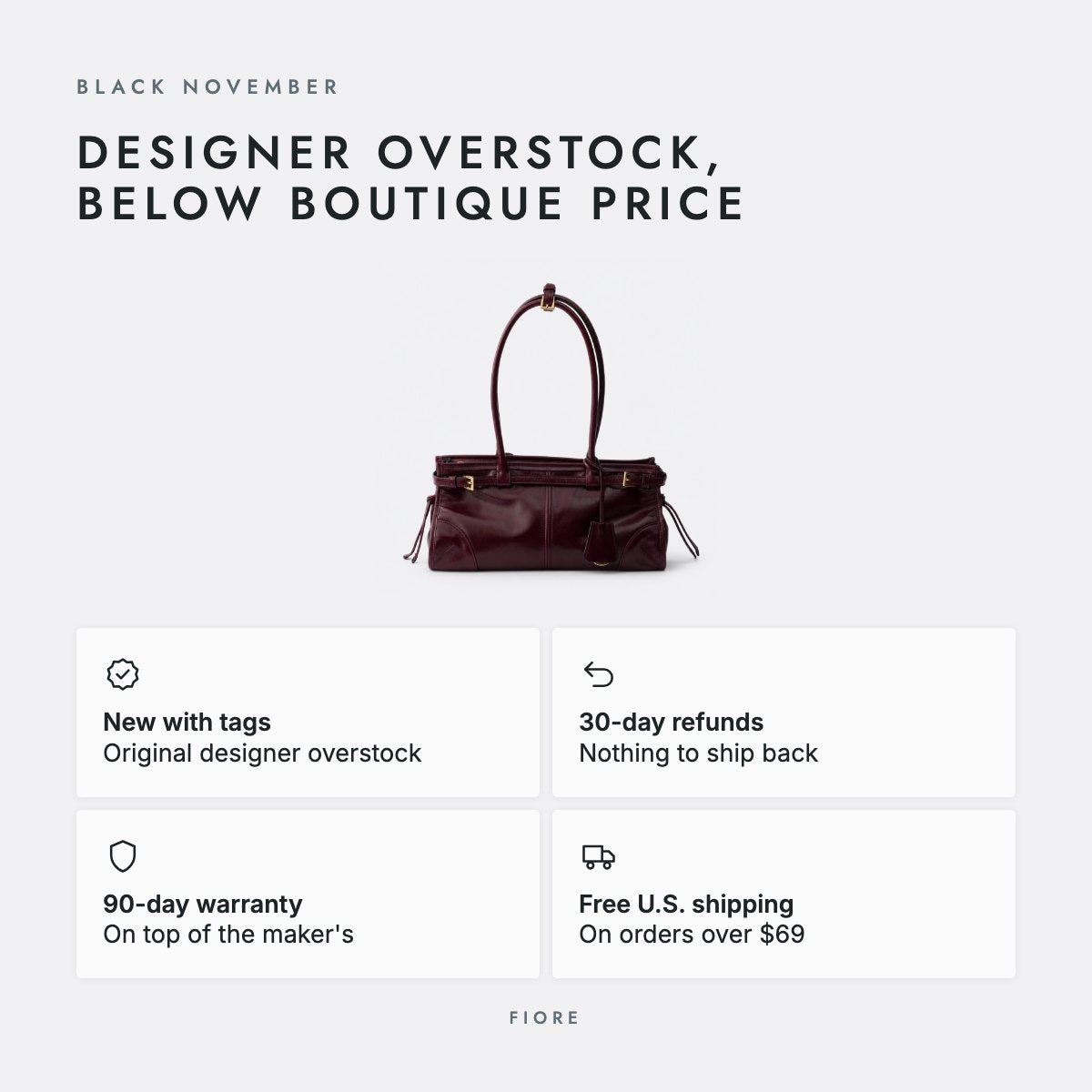 Burgundy Leather Top-Handle Bag, photo 5