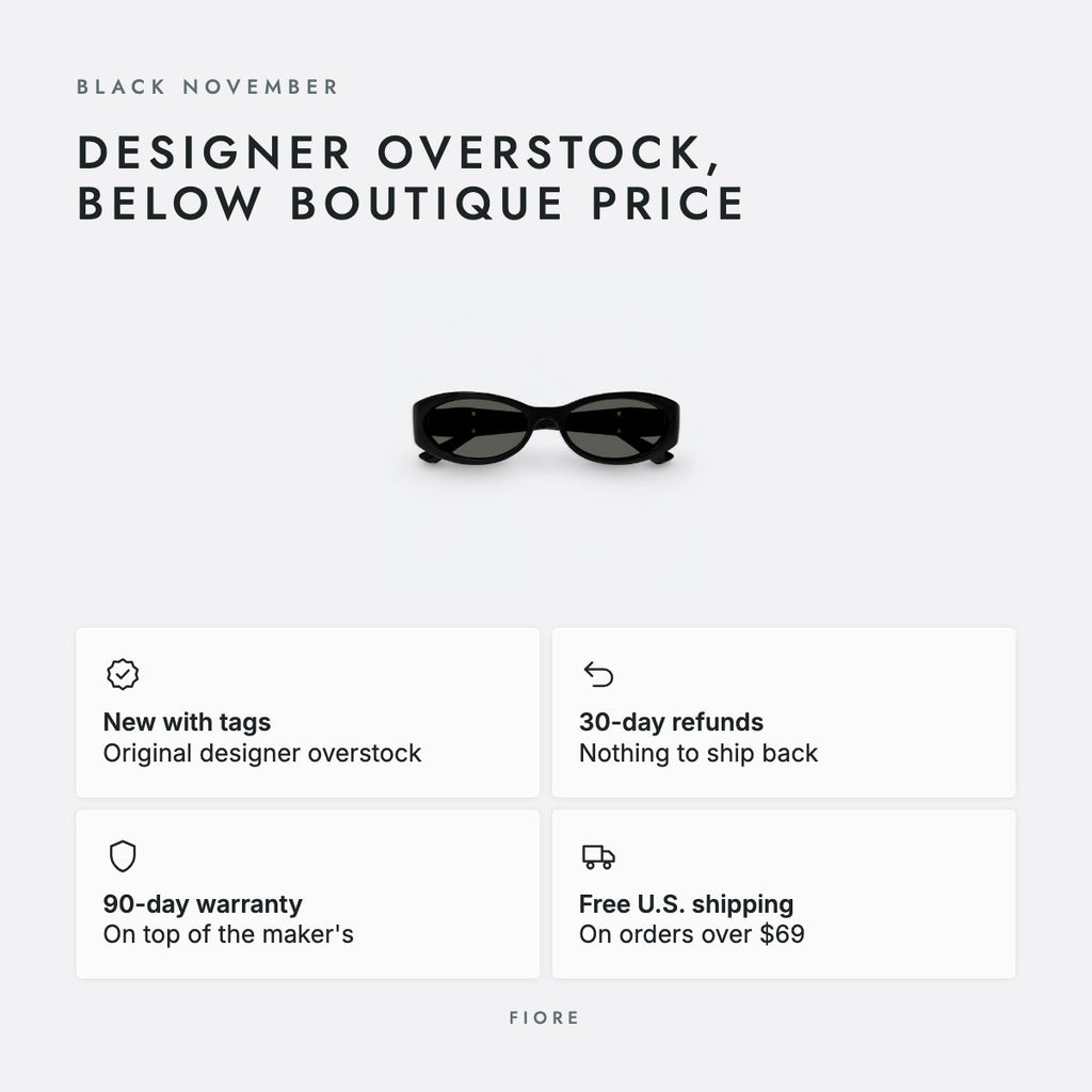 Black Oval-Frame Sunglasses with Grey Lenses, photo 5