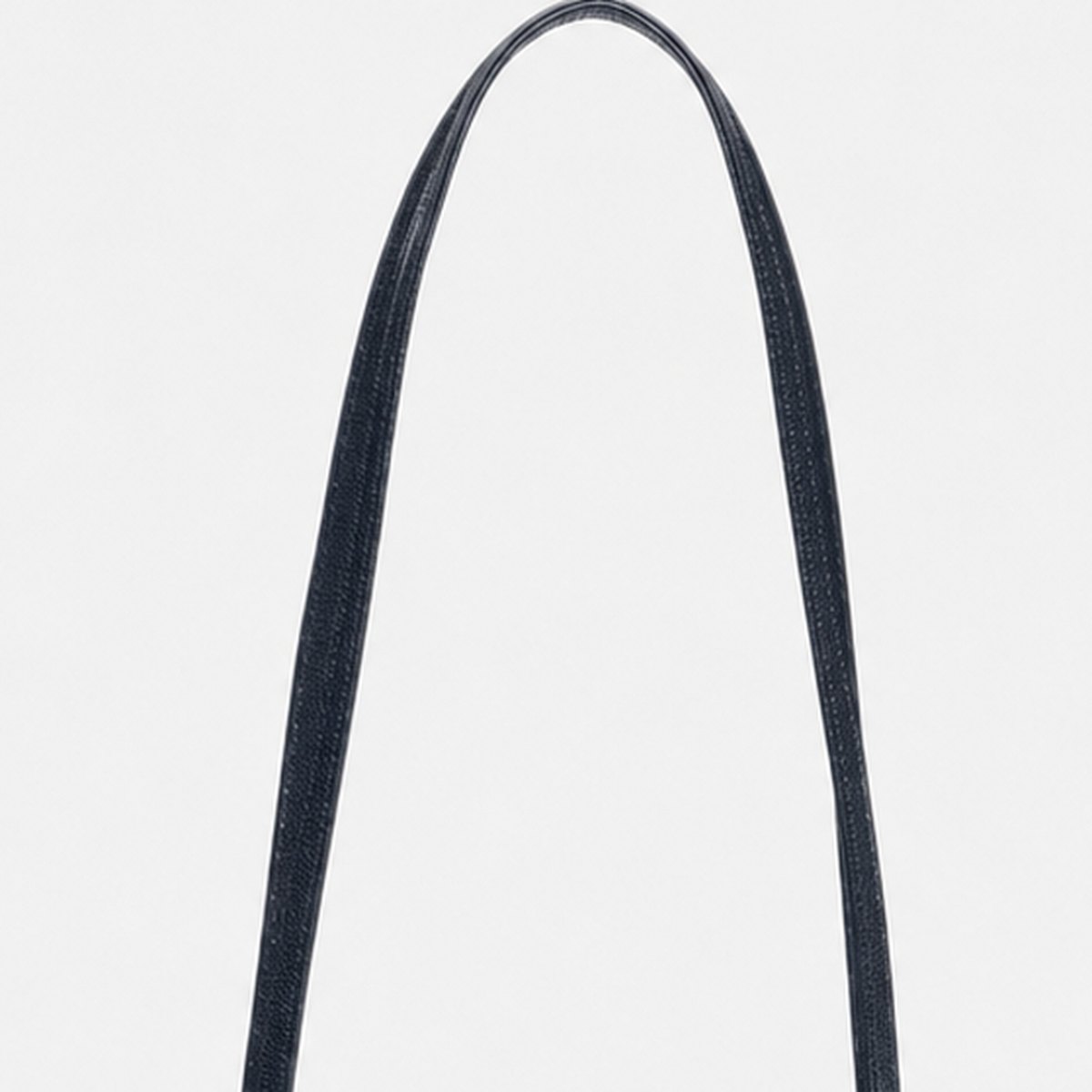 Dark Blue Grained Calfskin Flap Bag, photo 2