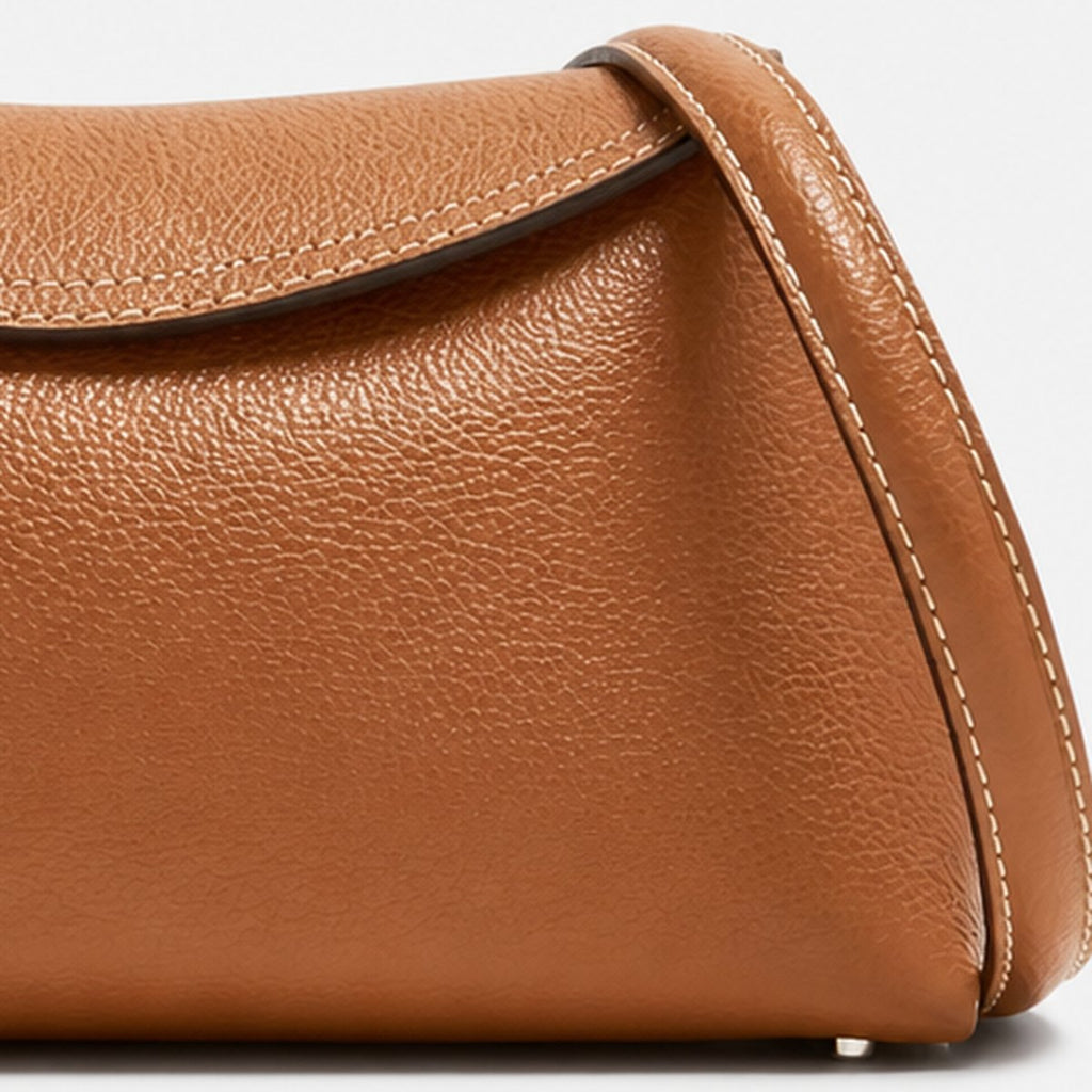 Brown Leather Shoulder Bag, photo 3