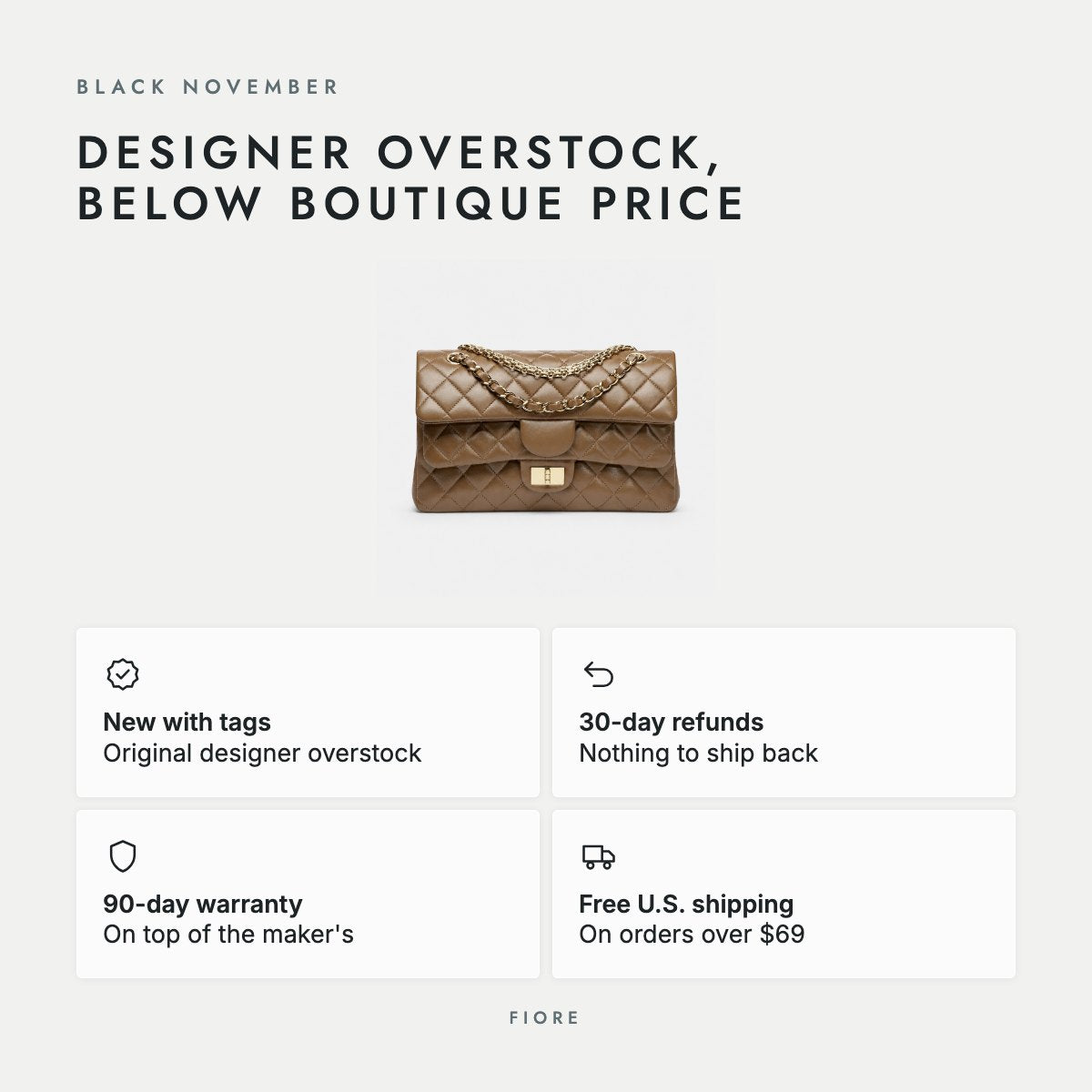 Brown Quilted Lambskin Flap Bag, photo 5