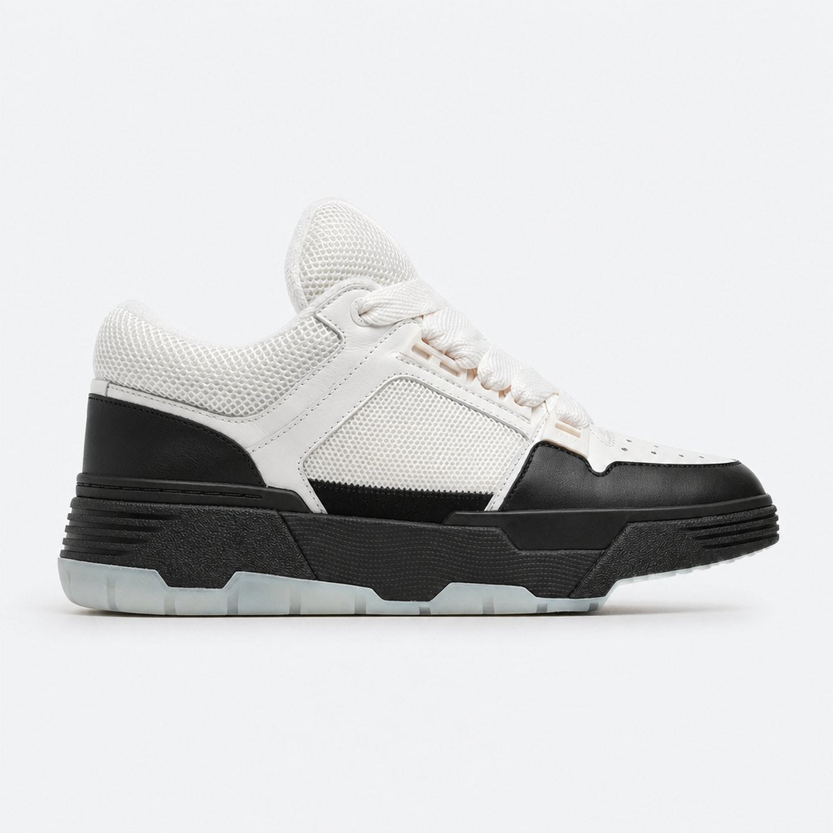 Two-Tone Leather Skate Sneakers, photo 1