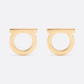 Gold-Tone Open-Ring Stud Earrings, photo 1