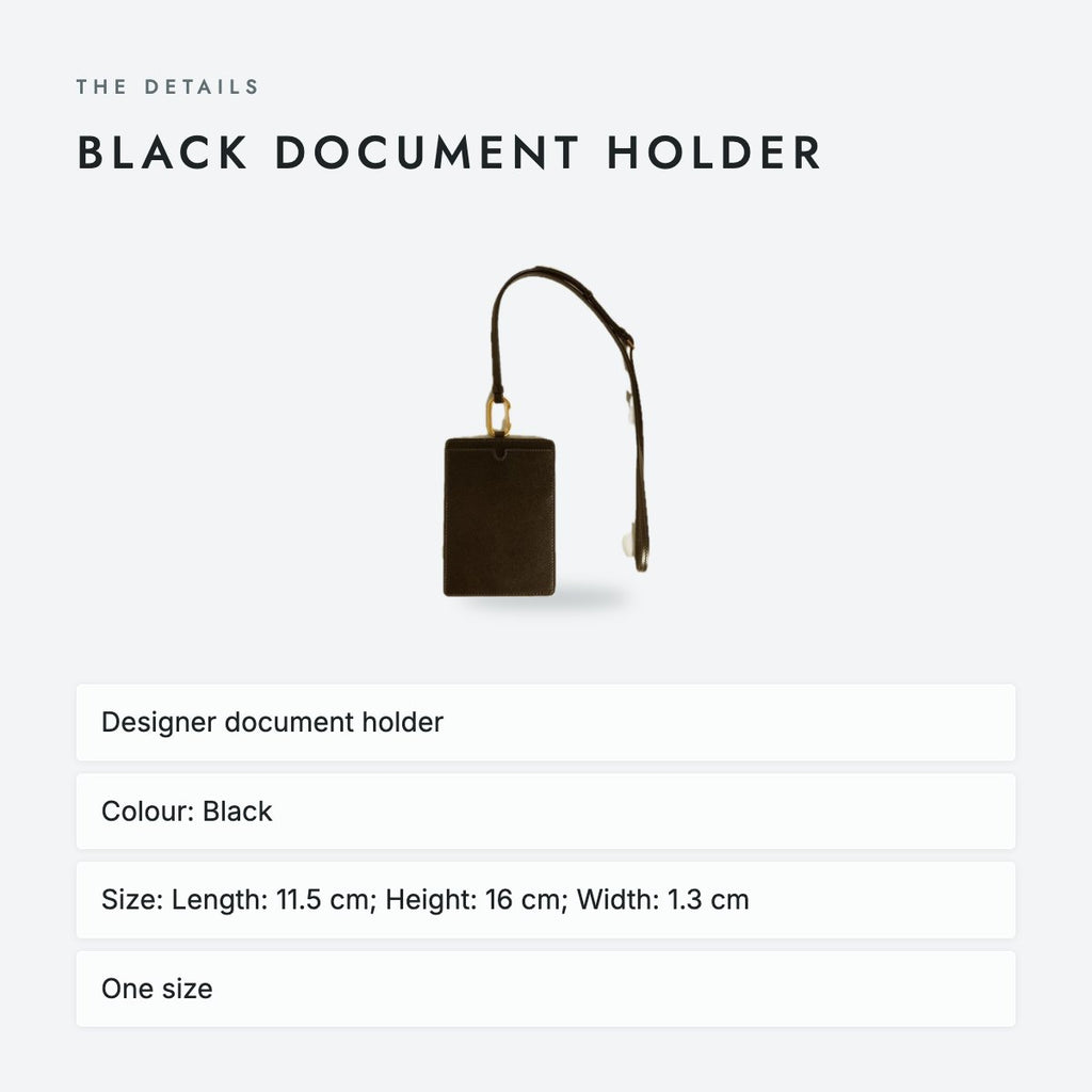 Black Document Holder, photo 4
