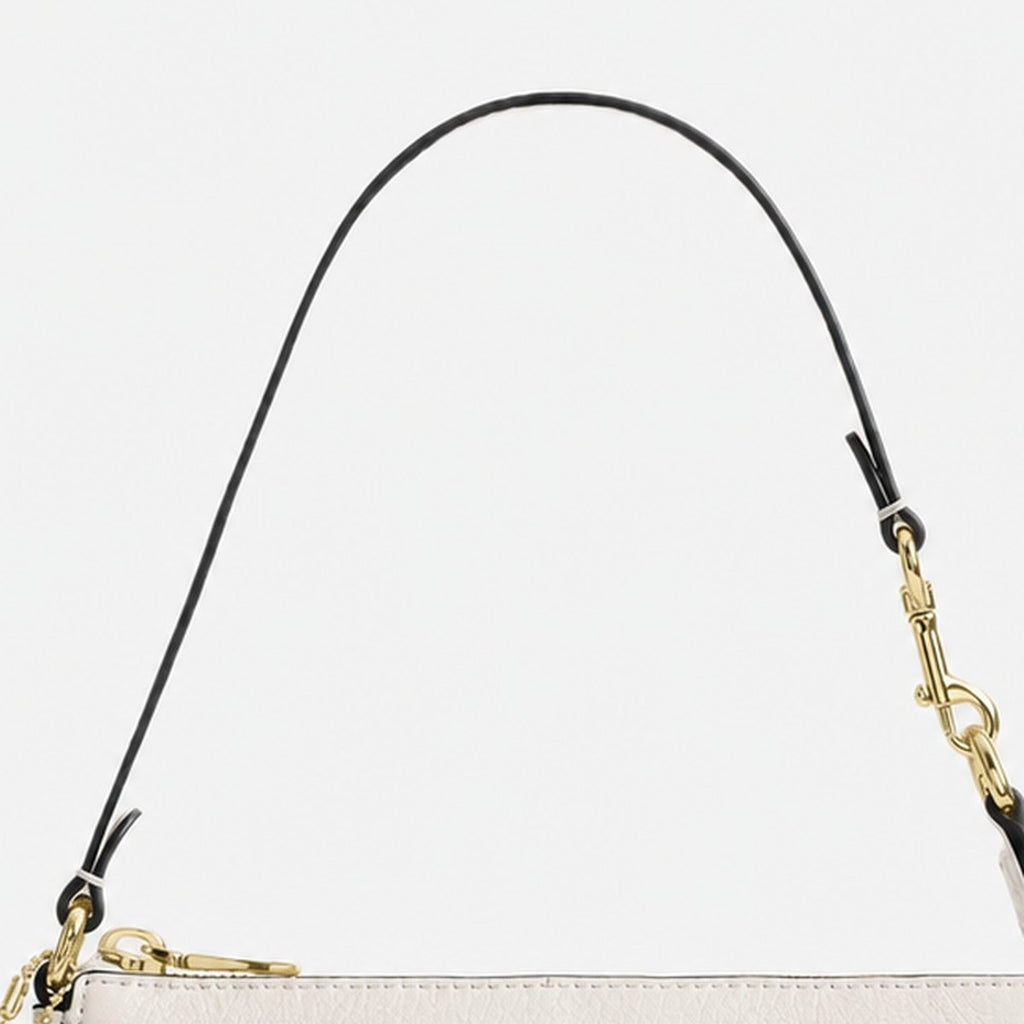 Chalk Pebble Leather Mini Shoulder Bag, photo 2