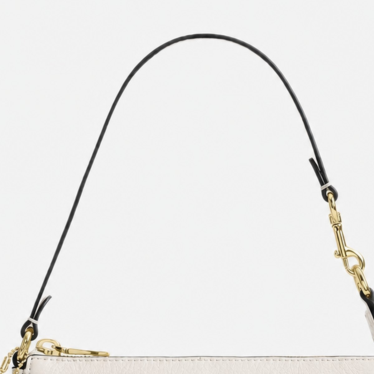 Chalk Pebble Leather Mini Shoulder Bag, photo 2
